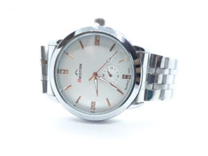 Gents Swiston Silver Quartz Casual Watch shimmer.lk