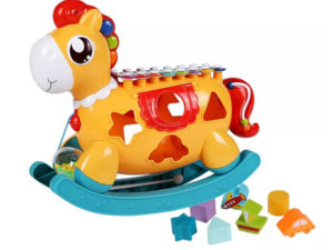 Huanger Music pony Toys Instrument Knocking piano  (HE 8038)