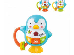 Music Penguin Bell Electric Baby Wrist Rattle For Child(366-019)