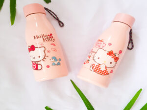 HELLO KITTY GLASS WATER BOTTLE(S330-8K)