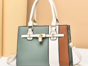 Color matching Handbags Pu Leather Women Purses And Handbags Crossbody Bag Shoulder Shopping bag(11-3))