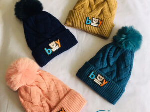 Winter Hats For Kid Knit Beanie Baby Hat Children Fur Pom Pom Hats For Girls Boys Warm Cap (1-10 Years)