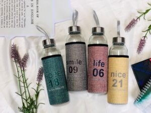 Glass Water Bottle (B12-6)