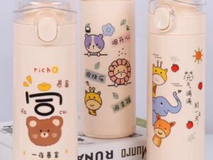 Cute Bear Glass Water Bottle(BY28)