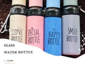 Glass Water Bottle (L)(B-12-1)