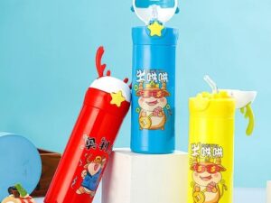 Glass Water Bottle with Straw (GB01)