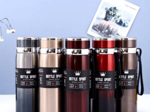 1000ml Vacuum Flask Double Large Capacity Stainless Steel Insulated Water Bottle Leakage-proof(26)